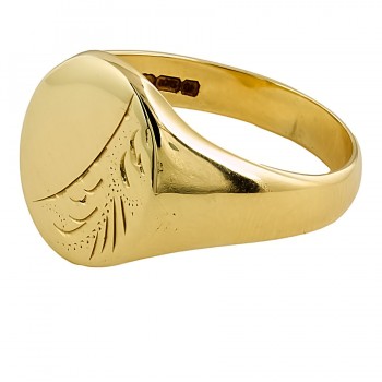 9ct gold 6.2g Signet Ring size V
